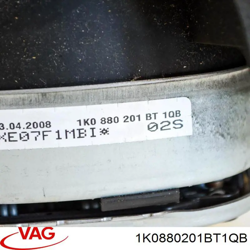 1K0880201Q1QB VAG подушка безопасности (airbag водительская)