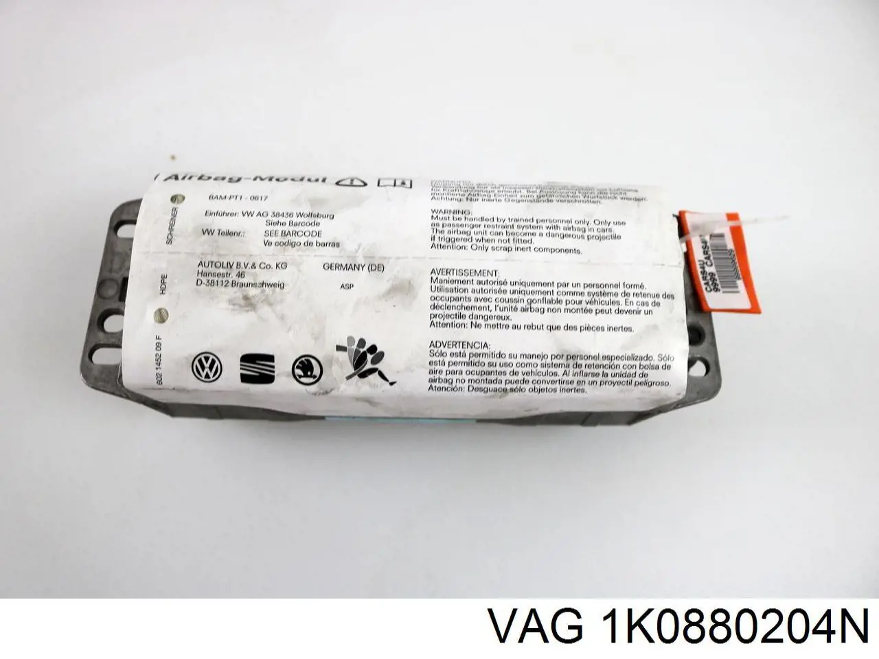 Подушка безопасности, пассажирская VAG 1K0880204N