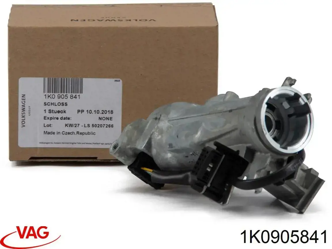 Fecho de ignição 1K0905841 VAG