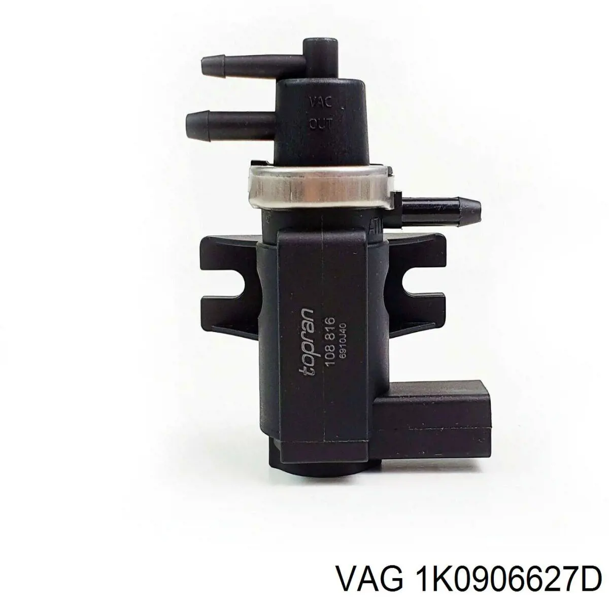 Купить 1K0906627D VAG Клапан преобразователь давления наддува (соленоид) 