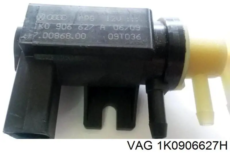Купить 1K0906627H VAG Клапан преобразователь давления наддува (соленоид) 