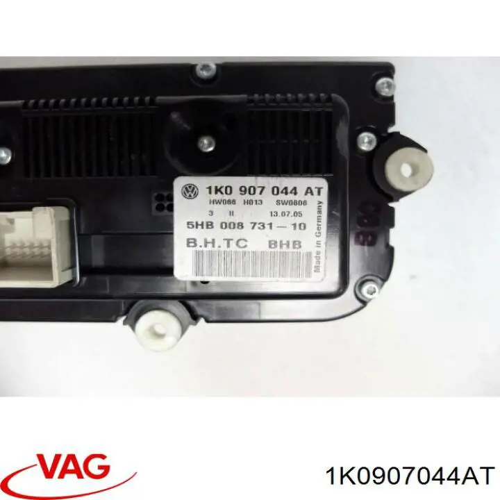  Unidade de controlo dos modos de aquecimento/condicionamento Volkswagen Golf V hatchback (1K1) (2003 - 2010) V