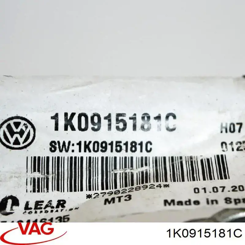 Кабель массы аккумулятора (АКБ) VAG 1K0915181C цена, от 7.59 USD