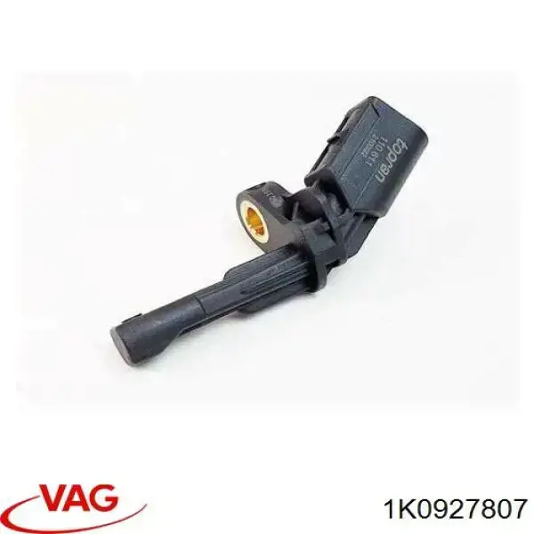 Sensor ABS, rueda trasera izquierda 1K0927807 VAG