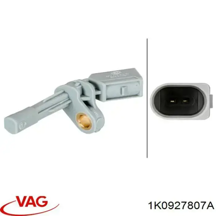 1K0927807A VAG Задний левый датчик АБС