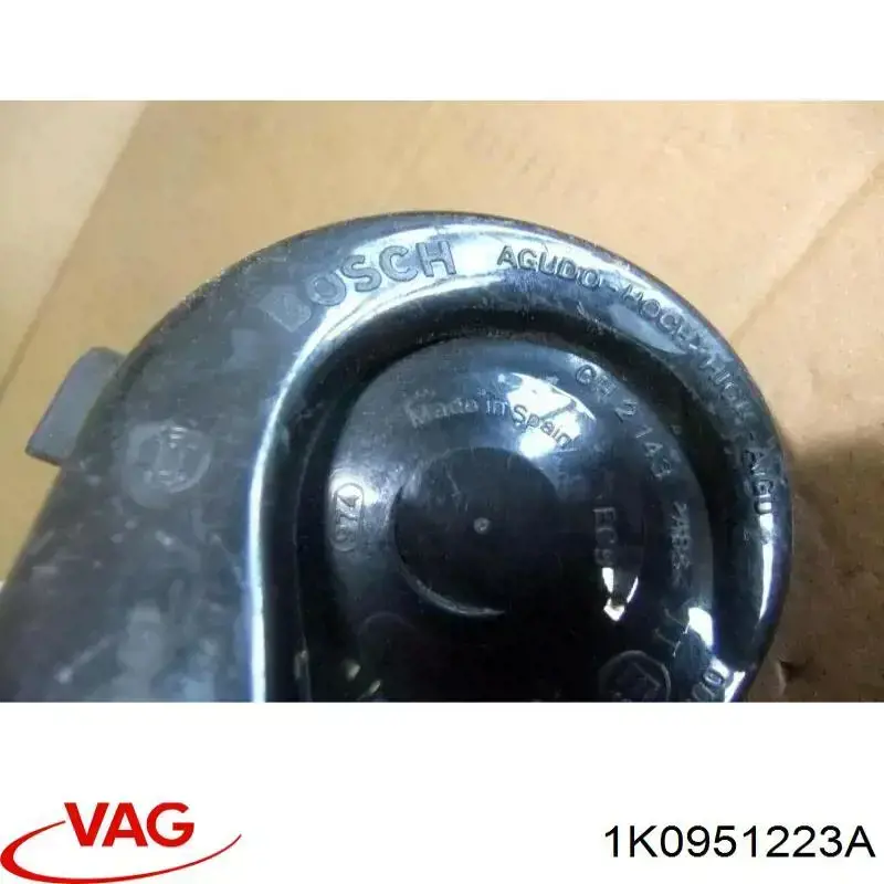 Купить 1K0951223A VAG Сигнал звуковой (клаксон)