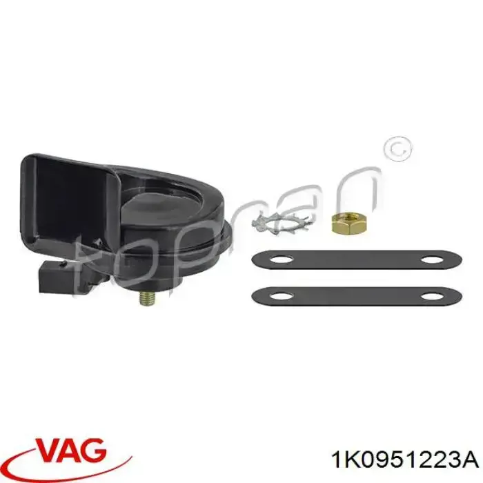 Автомобильный клаксон VAG 1K0951223A цена, от 12.69 USD
