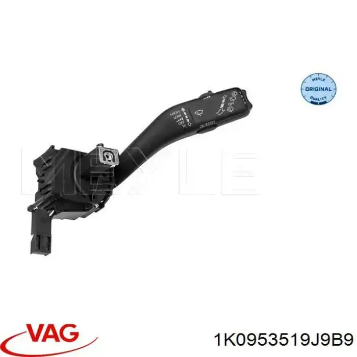 Правый подрулевой переключатель 1K0953519J9B9 VAG