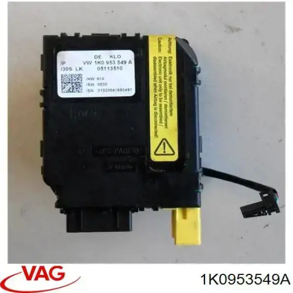Модуль управления (ЭБУ) подрулевых переключателей VAG 1K0953549A