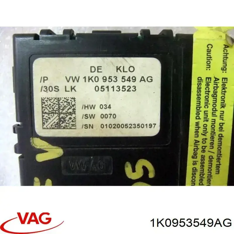 Блок управления круиз-контролем 1K0953549AG VAG