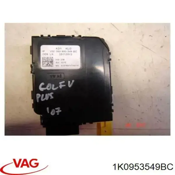 1K0953549BC VAG módulo de direção (centralina eletrônica dos interruptores instalados na coluna da direção)