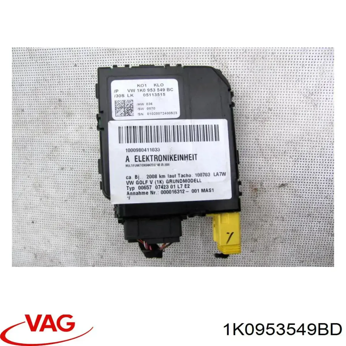 Купить 1K0953549BD VAG 