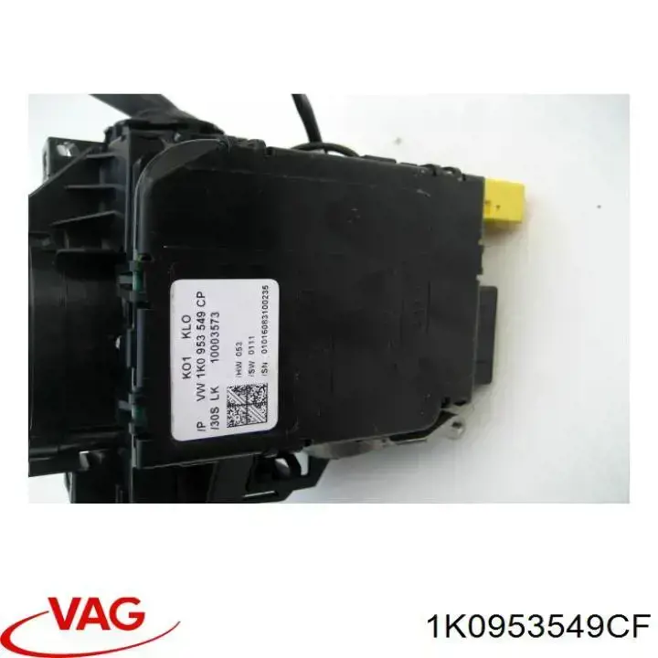 1K0953549CF VAG módulo de direção (centralina eletrônica dos interruptores instalados na coluna da direção)