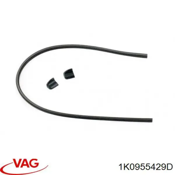 Купить 1K0955429D VAG Резинка щетки стеклоочистителя водительская