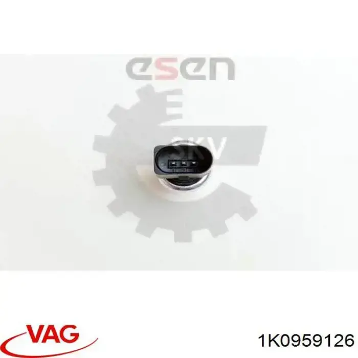 1K0959126 VAG sensor de pressão absoluta de aparelho de ar condicionado