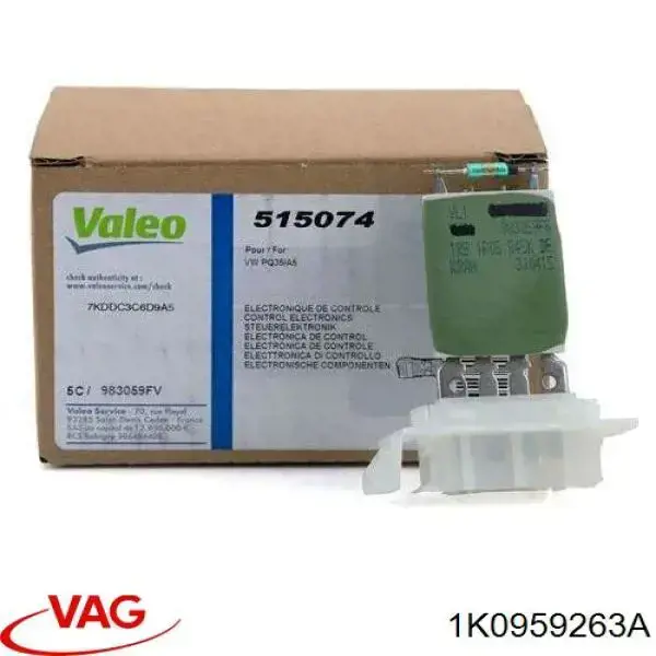 Реле отопителя VAG 1K0959263A цена, от 11.27 USD