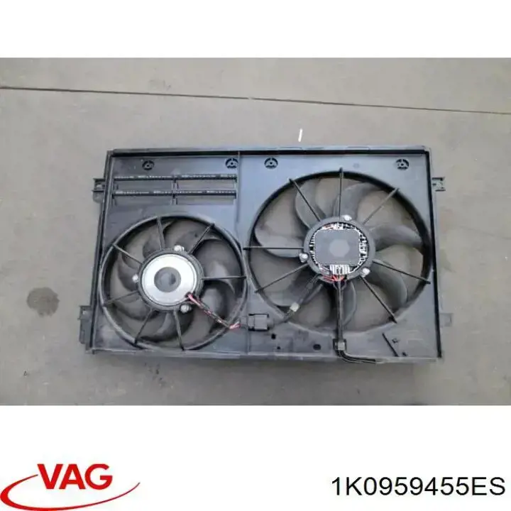1K0959455ES VAG Вентилятор системы охлаждения правый
