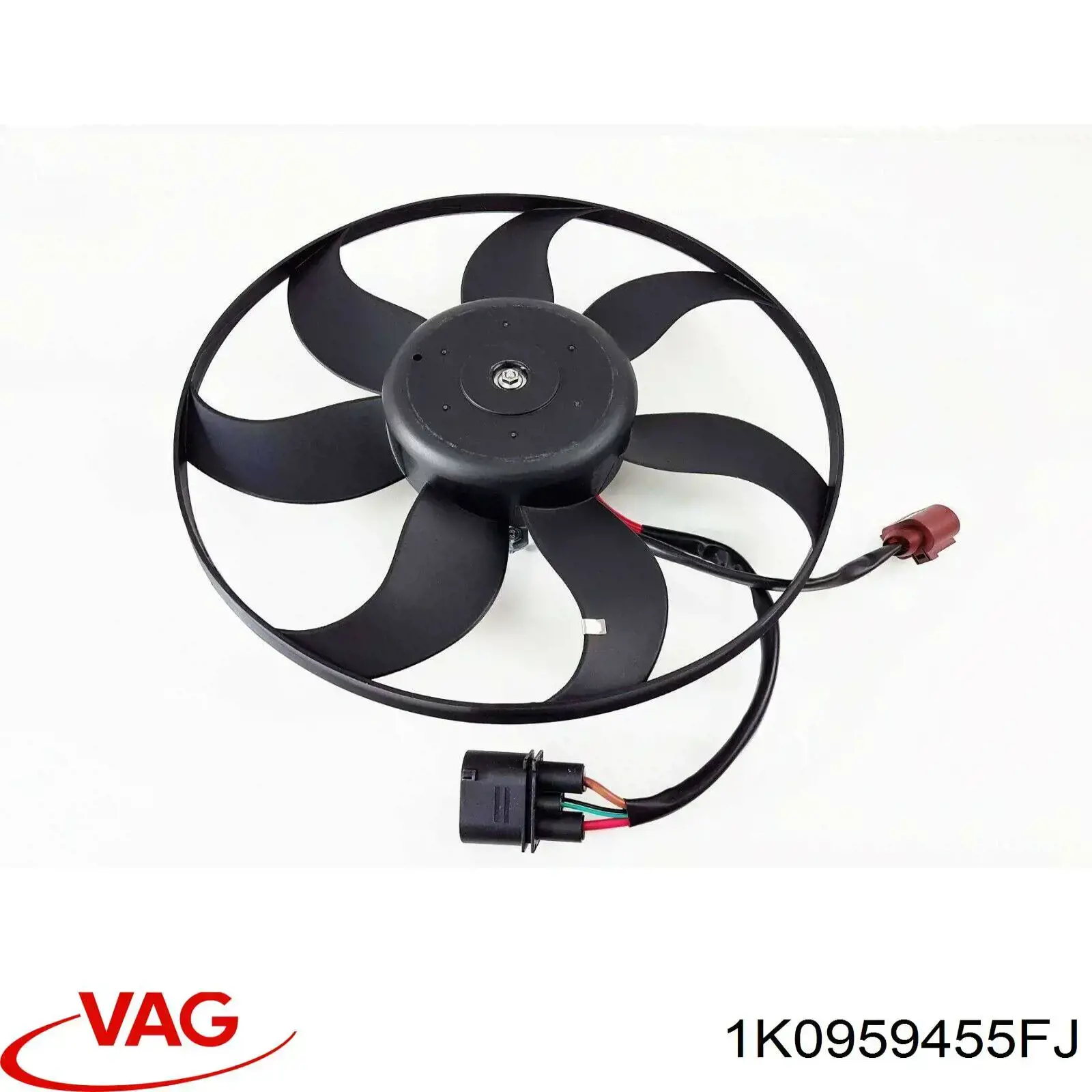 1K0959455FJ VAG Вентилятор системы охлаждения левый