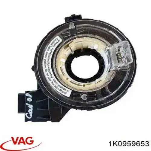 1K0959653 VAG кольцо airbag контактное, шлейф руля