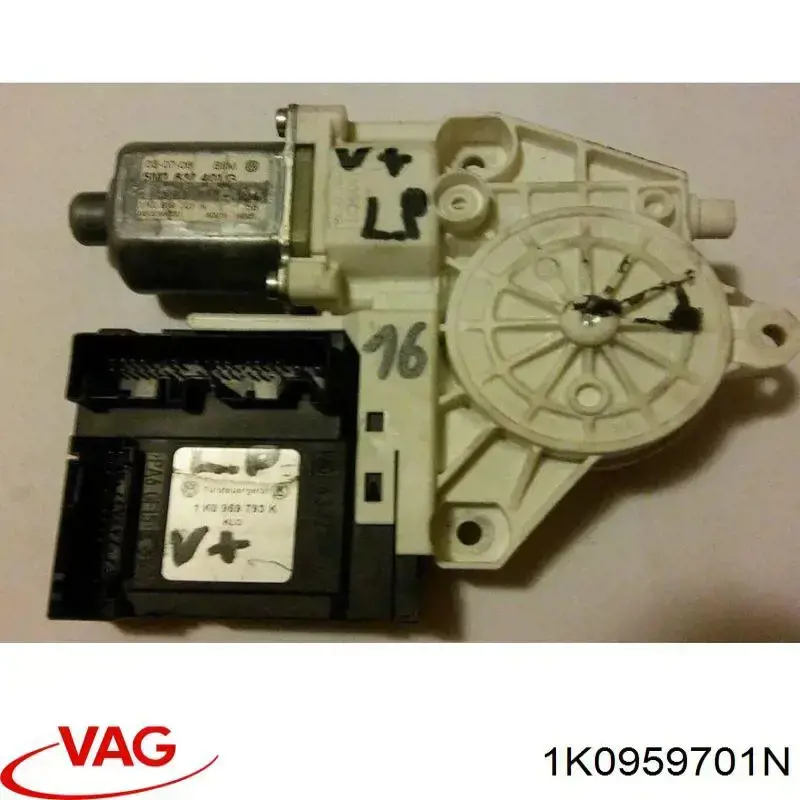 Мотор стеклоподъемника водительской двери VAG 1K0959701N цена, от 22.57 USD