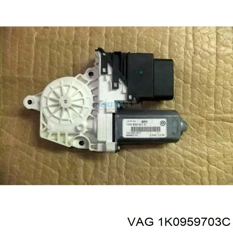 Купить 1K0959703C VAG Мотор стеклоподъемника двери задней левой