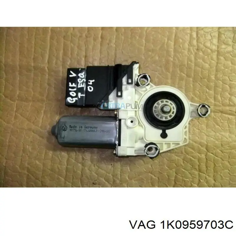 Моторчик стеклоподъемника двери задней, левой VAG 1K0959703C цена, от 12.67 USD