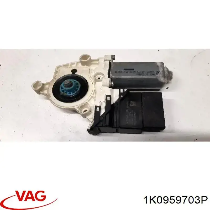 Мотор стеклоподъемника двери задней левой 1K0959703P VAG