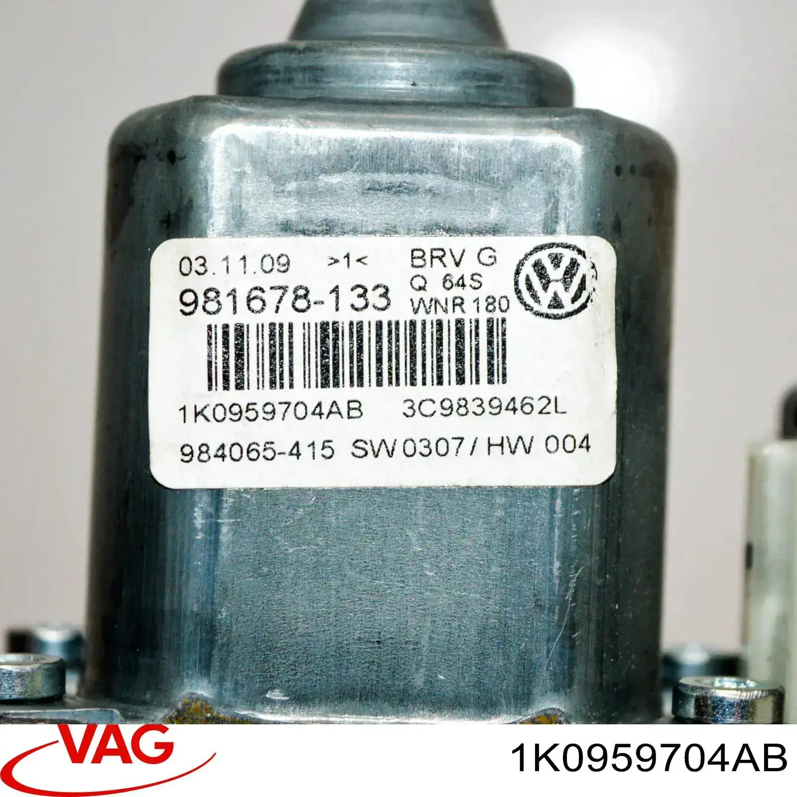 Купить 1K0959704AB VAG Мотор стеклоподъемника двери передней правой