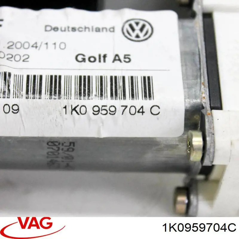 Механизм стеклоподъемника двери задней правой 1K0959704C VAG