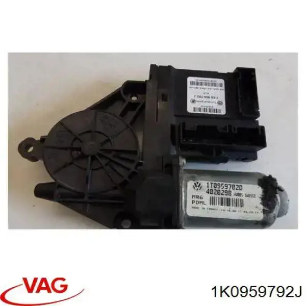 Мотор стеклоподъемника двери передней правой 1K0959792J VAG