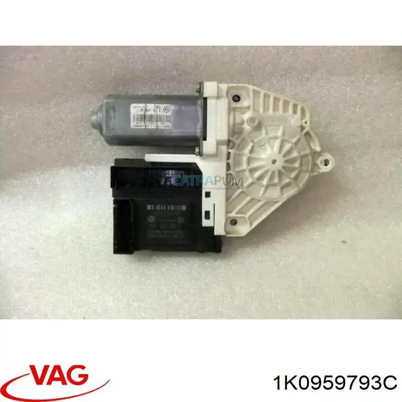 Мотор стеклоподъемника двери передней левой 1K0959793C VAG