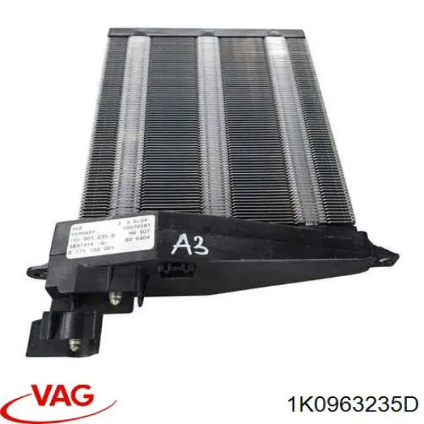 1K0963235D VAG электроподогреватель воздуха системы отопления салона