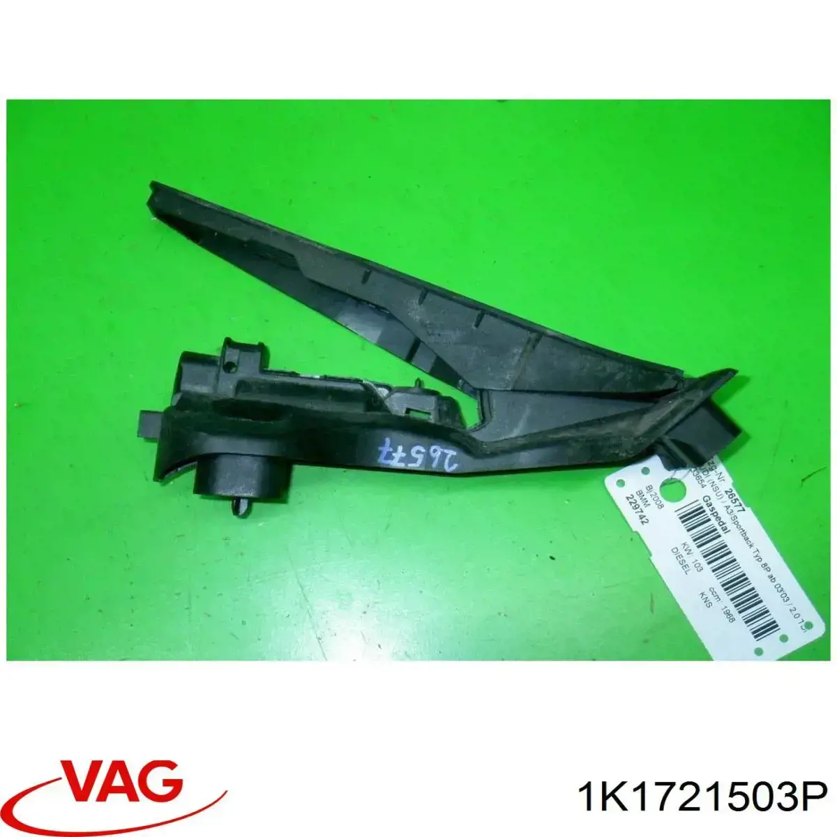 Педаль газа (акселератора) VAG 1K1721503P цена, от 17.10 USD