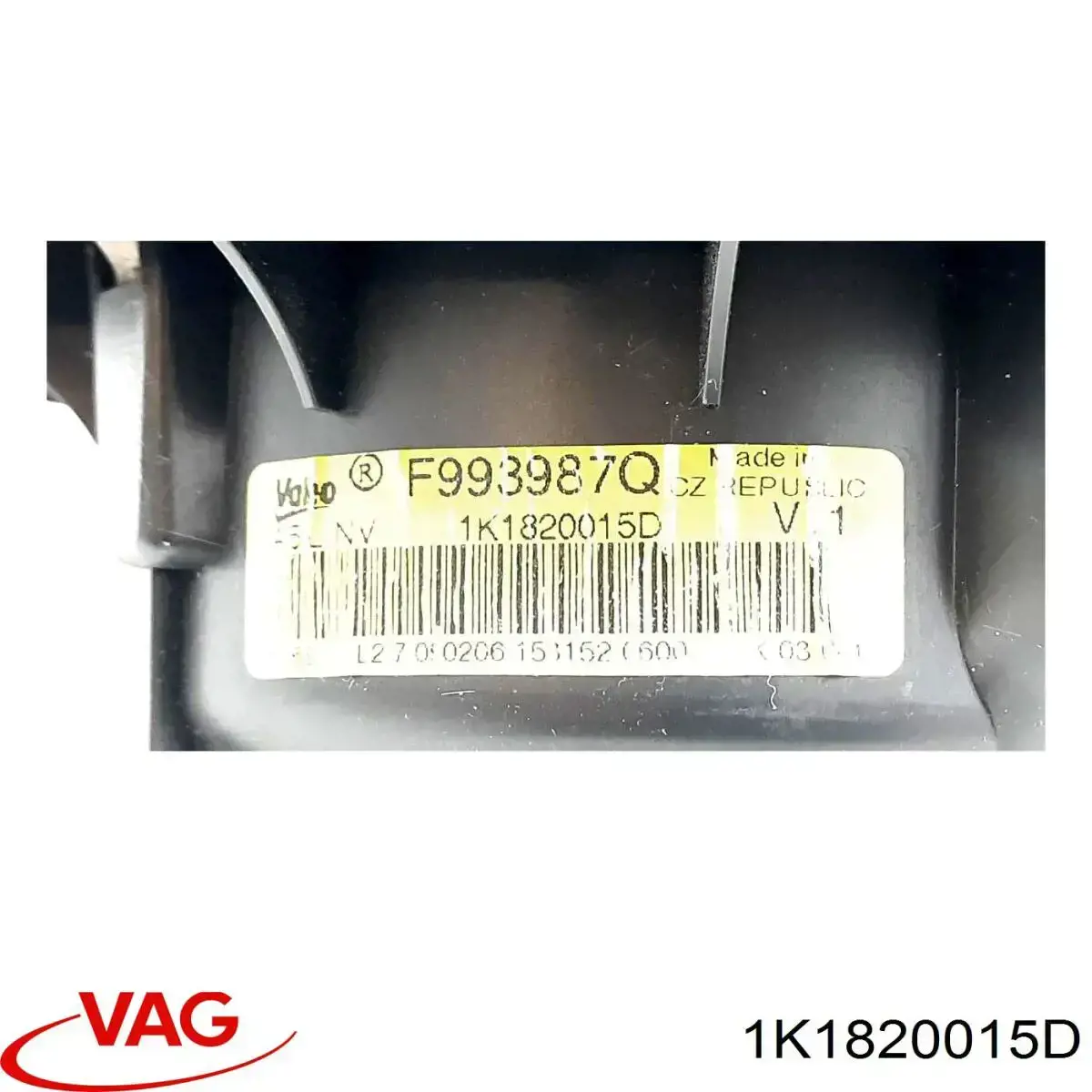 Резистор (сопротивление) вентилятора печки (отопителя салона) VAG 1K1820015D