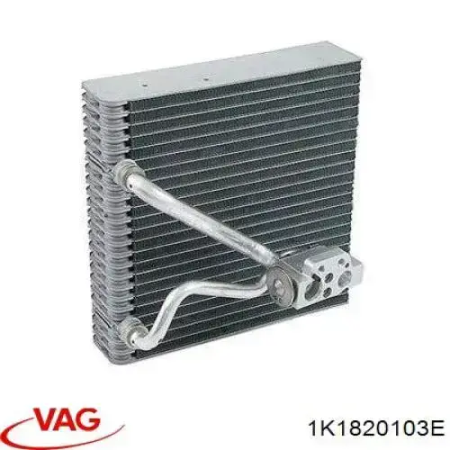 Радіатор кондиціонера салонний, випарник 1K1820103E VAG/Audi