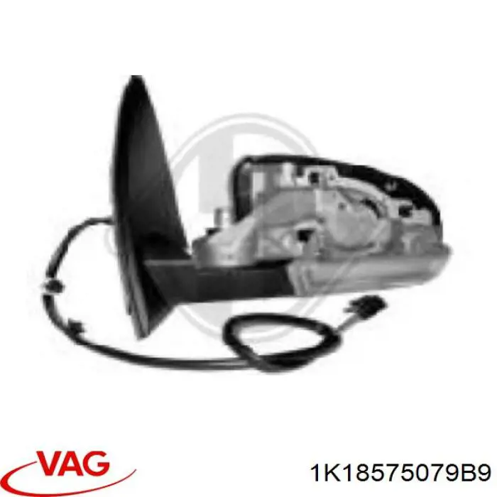 Зеркало заднего вида, левое VAG 1K18575079B9 цена, от 57.34 USD