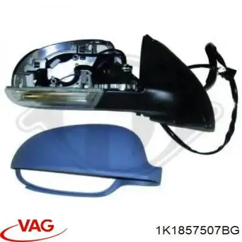 Зеркало заднего вида, левое VAG 1K1857507BG цена, от 60.61 USD