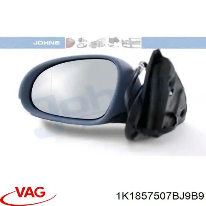 Корпус зеркала заднего вида левого (внутрення часть) VAG 1K1857507BJ9B9 цена, от 164.70 USD