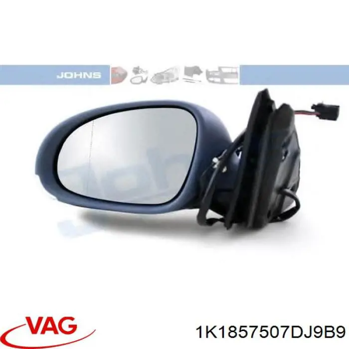 Корпус зеркала заднего вида левого (внутрення часть) VAG 1K1857507DJ9B9 цена, от 122.89 USD