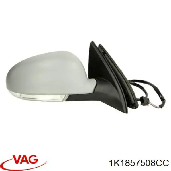 Корпус зеркала заднего вида правого (внутрення часть) VAG 1K1857508CC9B9 цена, от 112.87 USD