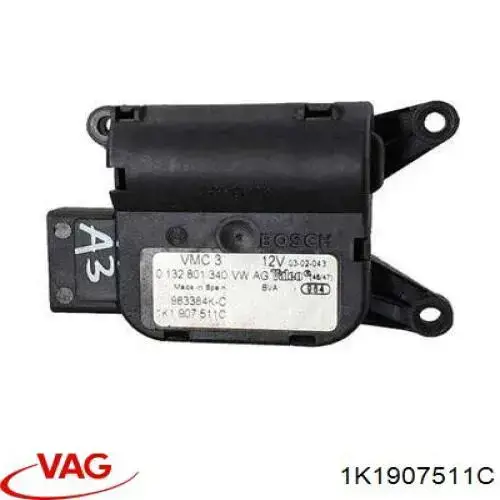 Купить 1K1907511C VAG Моторчик заслонки печки