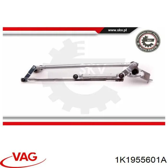 Трапеция щеток лобового стекла VAG 1K1955601A цена, от 23.38 USD