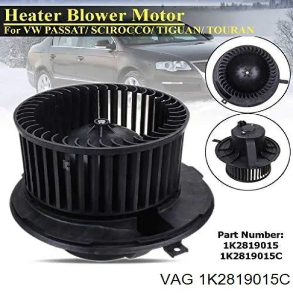Мотор вентилятора печки (отопителя салона) VAG 1K2819015C цена, от 23.69 USD