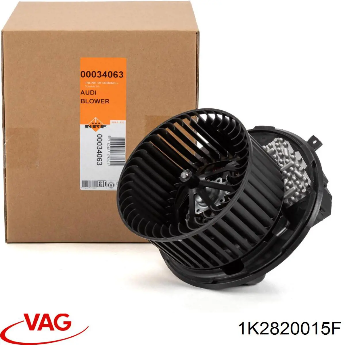 1K2820015F VAG motor de ventilador de forno (de aquecedor de salão)