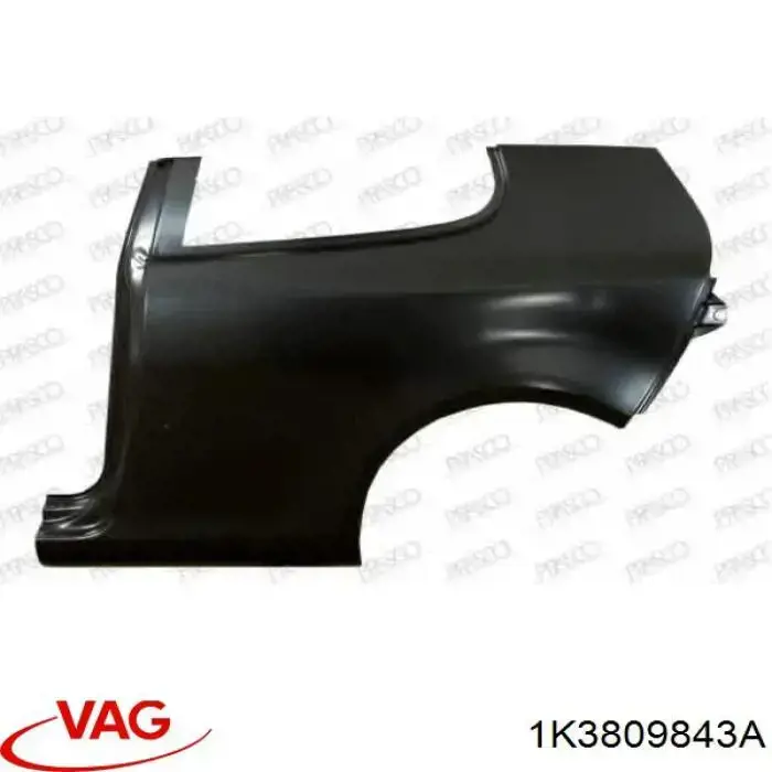 1K3809843A VAG Крыло заднее