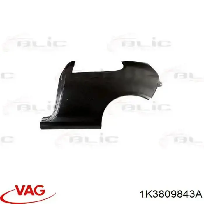 Боковая часть задняя левая VAG 1K3809843A цена, от 884.79 USD