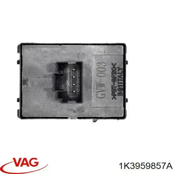 Купить 1K3959857A VAG Кнопки переднего левого стеклоподъёмника