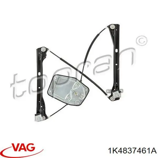 Механизм стеклоподъемника водительской двери VAG 1K4837461A цена, от 30.76 USD