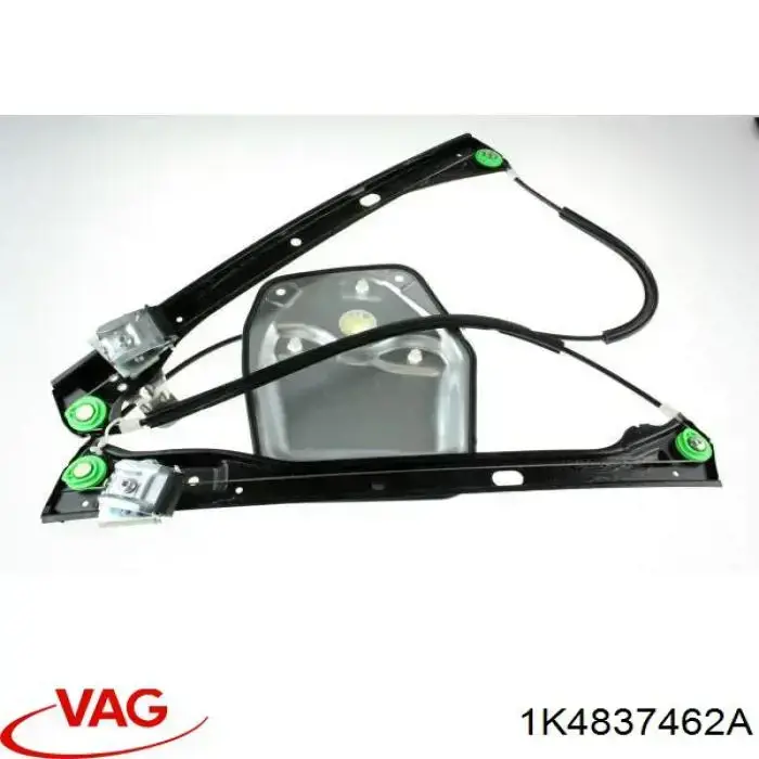 Mecanismo de acionamento de vidro da porta dianteira direita 1K4837462A VAG