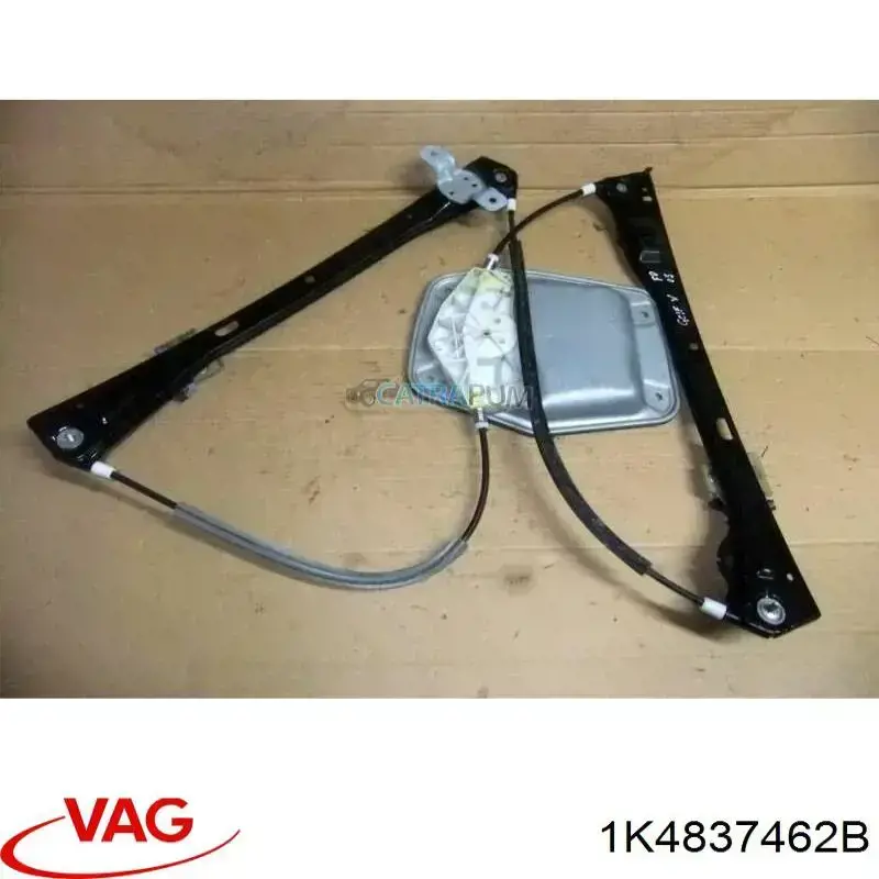 1K4837462B VAG Mecanismo de acionamento de vidro da porta dianteira direita